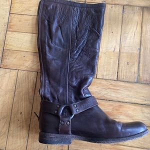Frye full calf harness riding boot